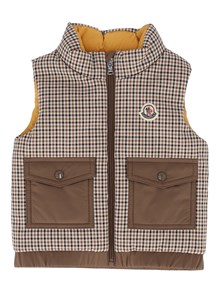 MONCLER BABY DARK BROWN ADRIEN VEST