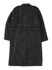 MSGM RESCA LUREX TRENCH COAT GIRL GRIGIO SCUR