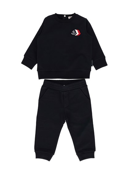 MONCLER BABY NAVY KNITWEAR CLOTHING ENSEMBLE