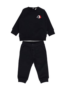 MONCLER BABY NAVY KNITWEAR CLOTHING ENSEMBLE