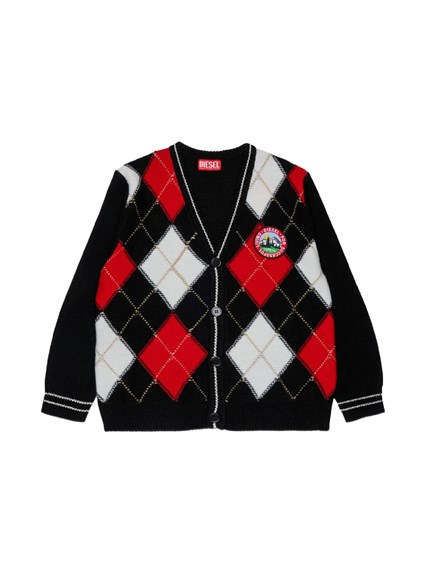 DIESEL KROMYCARDIGAN OVER MAGLIA