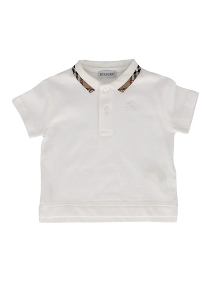 BURBERRY INF BOY POLO SHIRTS