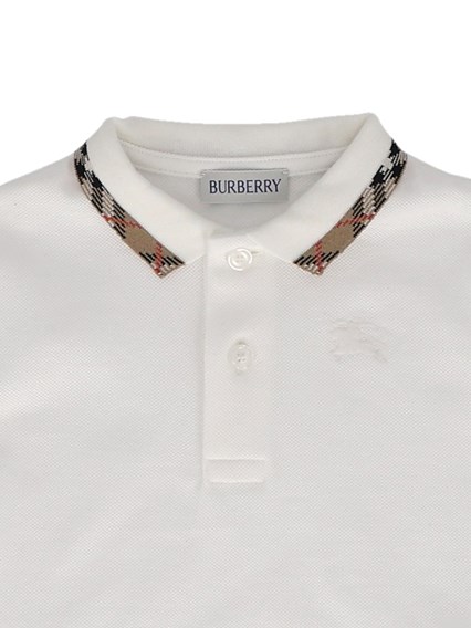 BURBERRY INF BOY POLO SHIRTS