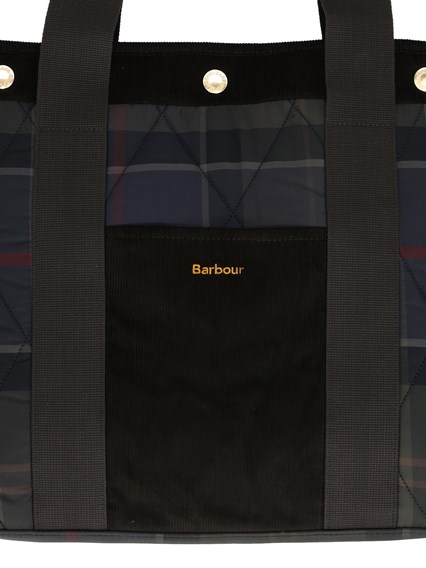 BARBOUR HEALY TARTAN TOTE BAG