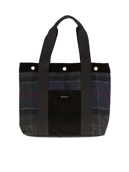 BARBOUR HEALY TARTAN TOTE BAG