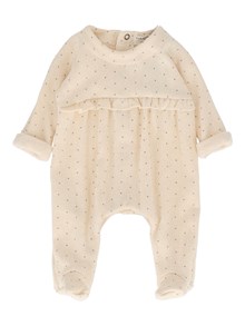 ONE MORE IN THE FAMILY girly jumpsuit w/feet