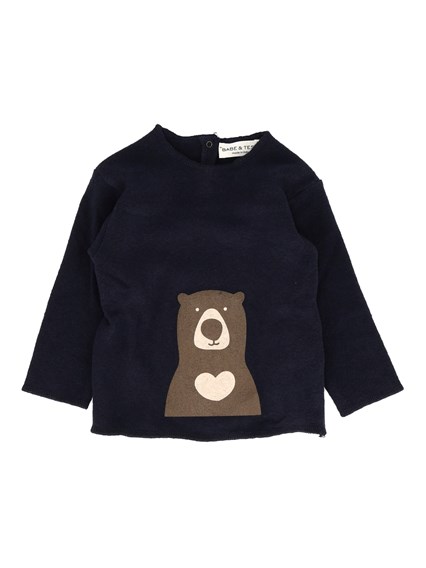 BABE & TESS BEAR KNIT - WARM COTTON / 127Blue