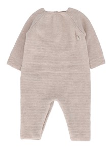 PAZ RODRIGUEZ KNIT NEWBORN ROMPER "ESSENTIA OI 26-27"