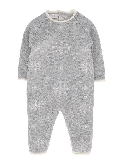 PAZ RODRIGUEZ KNIT NEWBORN ROMPER "NEVE"
