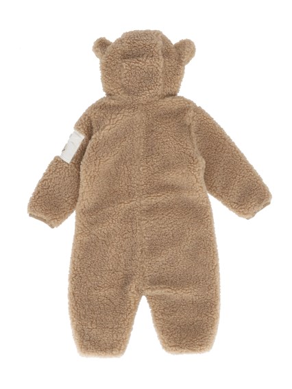 MONCLER BABY BROWN ROMPER