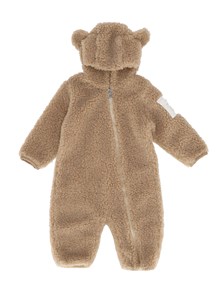 MONCLER BABY BROWN ROMPER