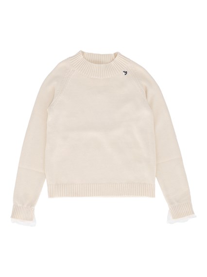 MONNALISA Basic cotton wool sweater
