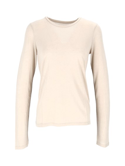 FILATURES DU LION Crew neck long-sleeved t-shirt