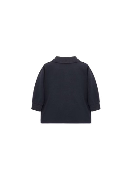 MONCLER BABY NAVY LS POLO