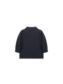 MONCLER BABY NAVY LS POLO