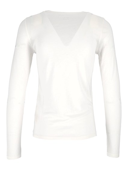 FILATURES DU LION Crew neck long-sleeved t-shirt