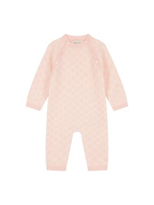 GUCCI KIDS B L/S ALL IN ONE WOOL JACQUARD