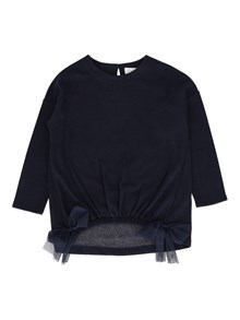 MAGIL MAGLIA IN COTOCASHMERE CON FIOCCHI