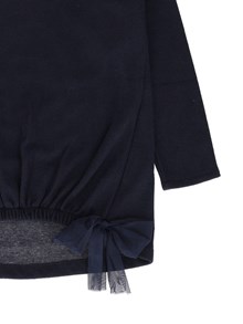 MAGIL MAGLIA IN COTOCASHMERE CON FIOCCHI