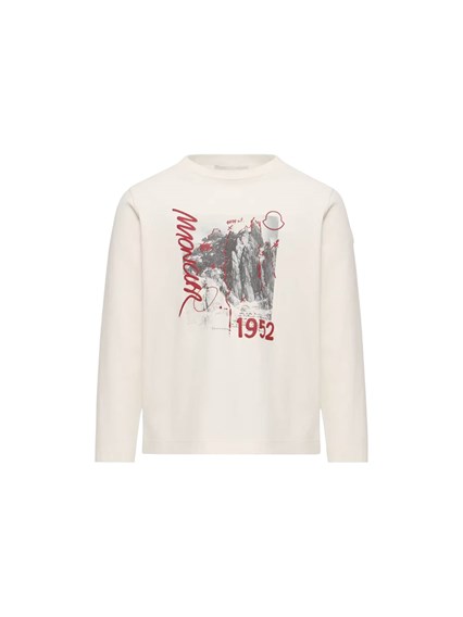 MONCLER ENFANT NATURAL LS T-SHIRT