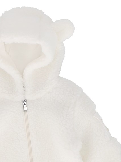 MONCLER BABY WHITE ROMPER