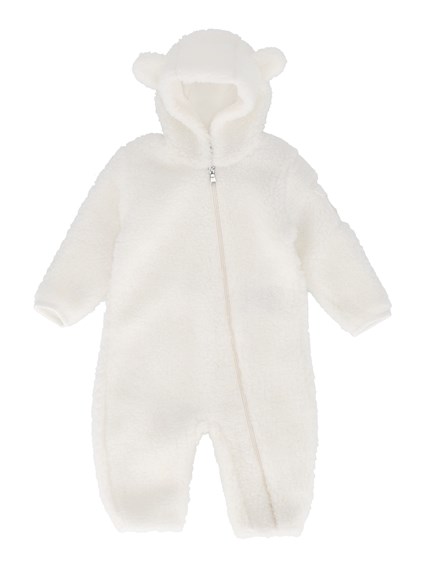 MONCLER BABY WHITE ROMPER