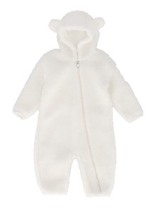 MONCLER BABY WHITE ROMPER