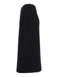 FABIANA FILIPPI MINIGONNA IN MERINO PUNTO TESSUTO COLOR BLU NOTTE