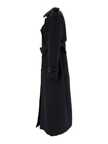 SEALUP TRENCH ATENA, CORDURA DI LANA, LEGGERA IMBOTTITURA, BOTTONI LOGATI IN CORNO, DETTAGLI IN VERA PELLE