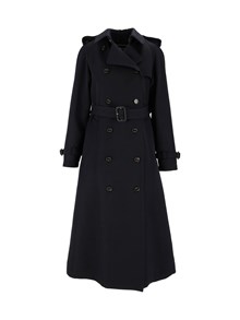 SEALUP TRENCH ATENA, CORDURA DI LANA, LEGGERA IMBOTTITURA, BOTTONI LOGATI IN CORNO, DETTAGLI IN VERA PELLE