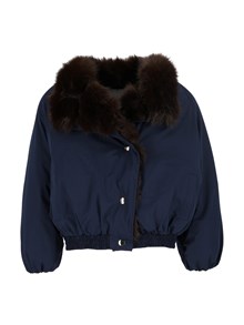 SHIRT A PORTER WINDjackt con collo Ecofur