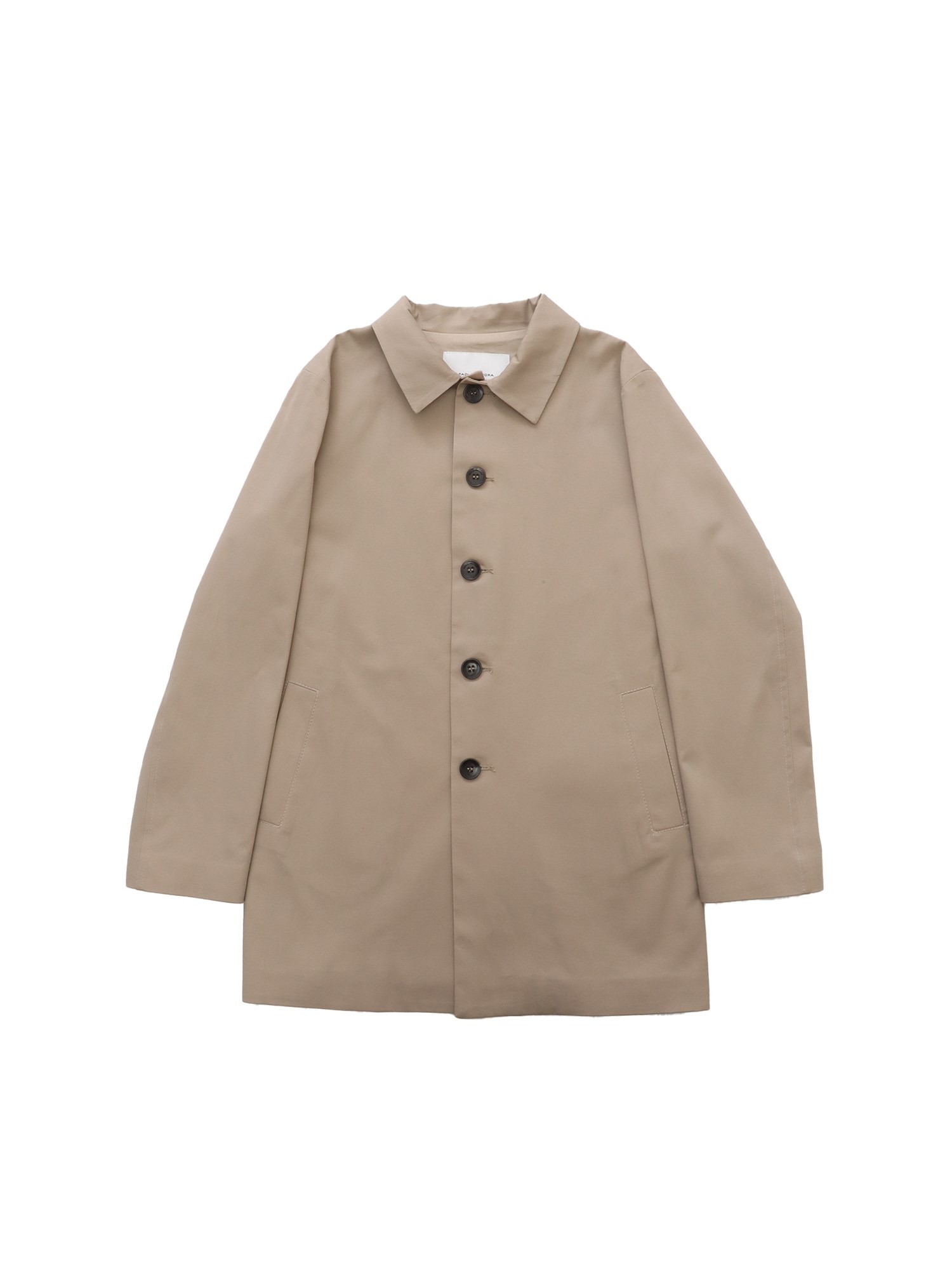 Paolo Pecora Trench Coat In Beige